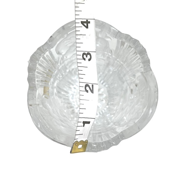 VTG Crystal Clear Industries Crystal Vase 6" Hand Cut in West Germany - Picture 6 of 8